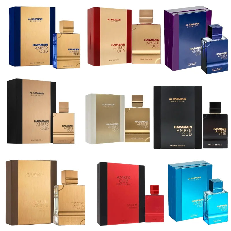 60ml Unisex Amber Lavender Perfume Long-Lasting Oriental Floral Oud Scent for Men & Women Perfect for Daily Wear and Evening
