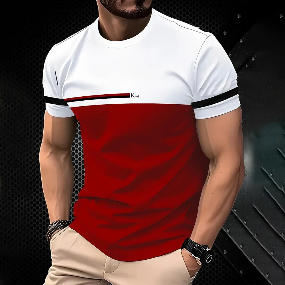 In the summer of , men's casual T-shirts are added with simple O-neck short-sleeved outdoor clothing and breathable 3d print