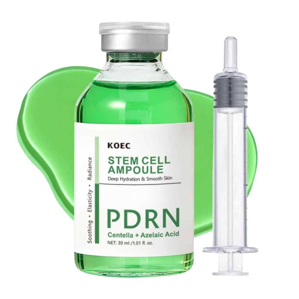 KOEC Deep Collagen Silk Peptide Facial Ampoule Face Lifting Serum,Intensive Tightening & Smoothing & Hydrating,Non-Greasy,Gentle Formula Gift for Women