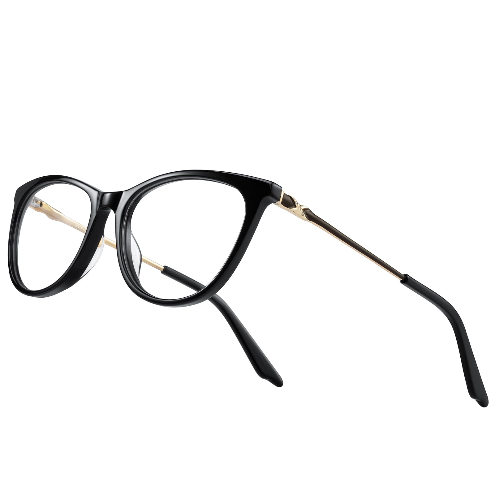 Cat Eye Reading Glasses for Women Blue Light Blocking Readers- Acetate Frame Spring Hinge