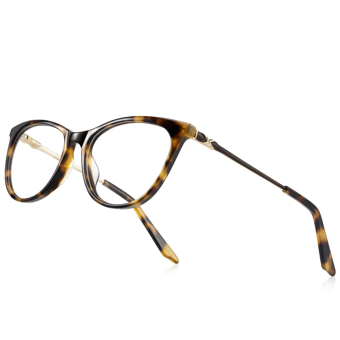 Cat Eye Reading Glasses for Women Blue Light Blocking Readers- Acetate Frame Spring Hinge