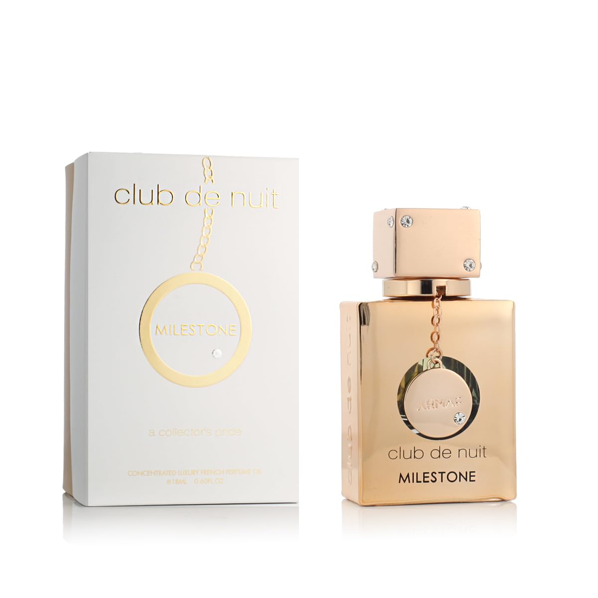 Armaf Club De Nuit Milestone para Eau de Parfum en espray unisex, 3.6 onzas