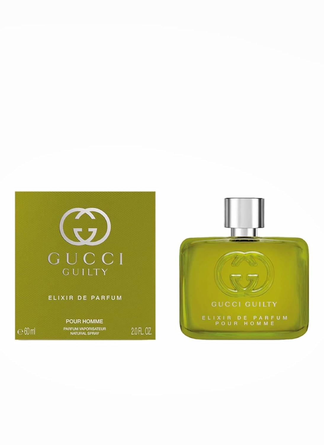 Gucci Guilty by Gucci - Elixir de Parfum Spray para hombre de 2.0 onzas