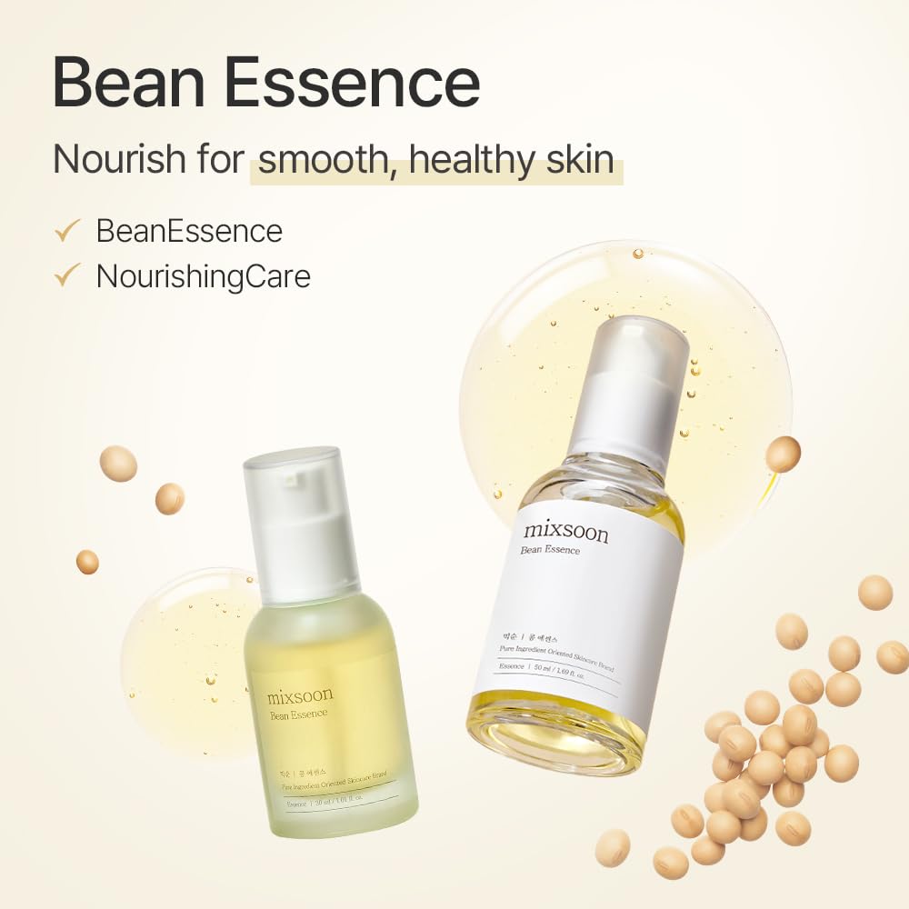mixsoon Set de Esenciales Pure Glow - Kit de Cuidado de la Piel de 5 Pasos - Set de Regalo Hidratante para el Cuidado de la Piel, Aceite Limpiador, Espuma, Tónico, Esencia, Crema (15ml*1+20ml*3+30ml*1