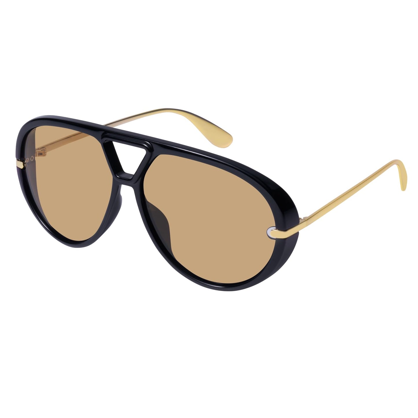 mosanana Trendy Oversized Aviator Sunglasses for Women Retro Style MS52478