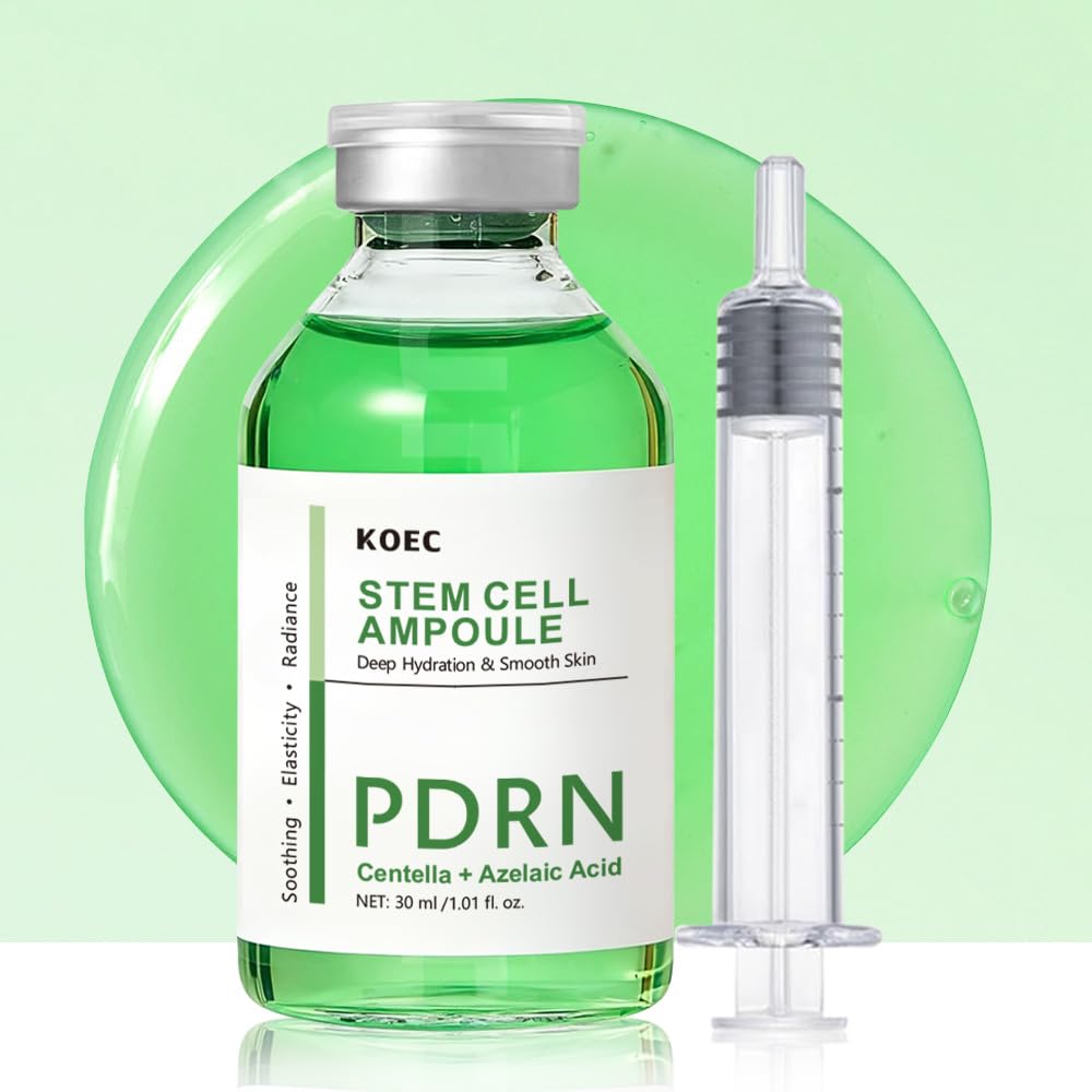 KOEC Deep Collagen Silk Peptide Facial Ampoule Face Lifting Serum,Intensive Tightening & Smoothing & Hydrating,Non-Greasy,Gentle Formula Gift for Women