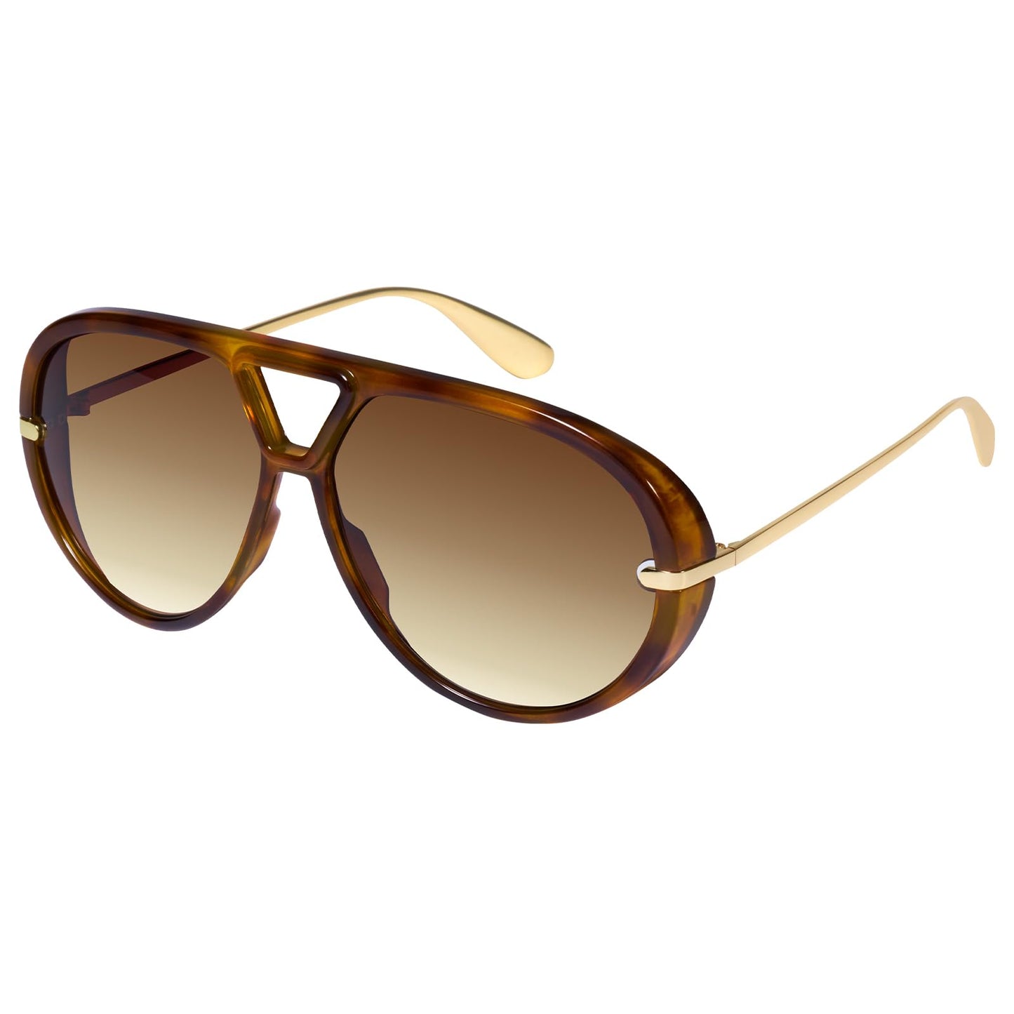 mosanana Trendy Oversized Aviator Sunglasses for Women Retro Style MS52478