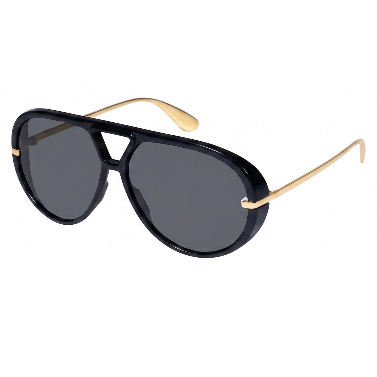 mosanana Trendy Oversized Aviator Sunglasses for Women Retro Style MS52478