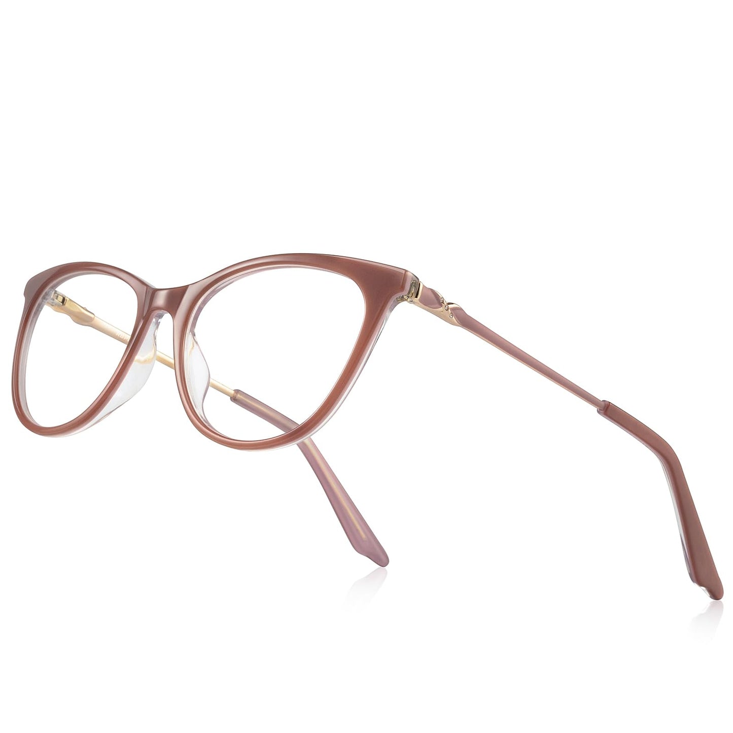 Cat Eye Reading Glasses for Women Blue Light Blocking Readers- Acetate Frame Spring Hinge