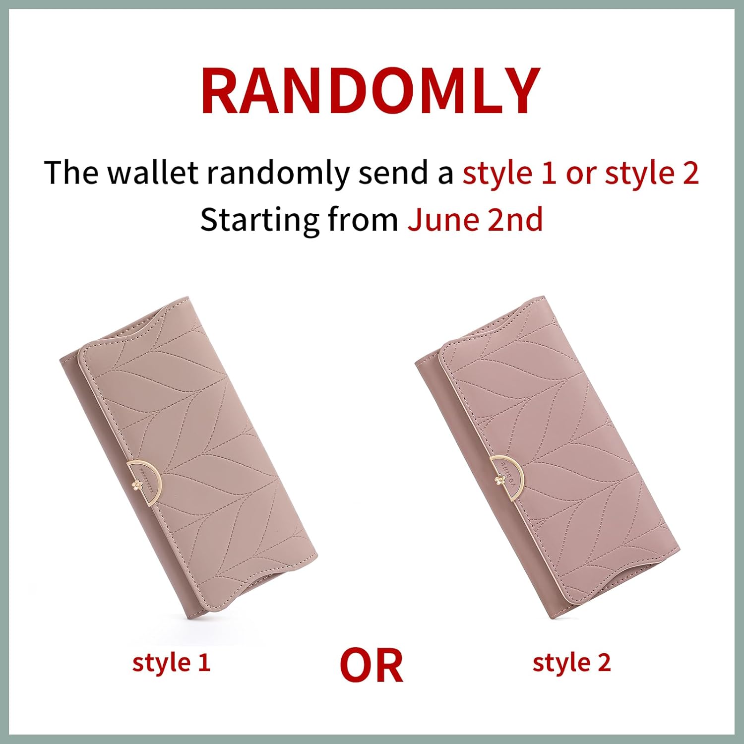 RNIEGA Leather Wallet for Women Trifold Womens' RFID Blocking Wallet Card Holder Purse Clutch with Zipper Coin Pocket,Soybean Sand