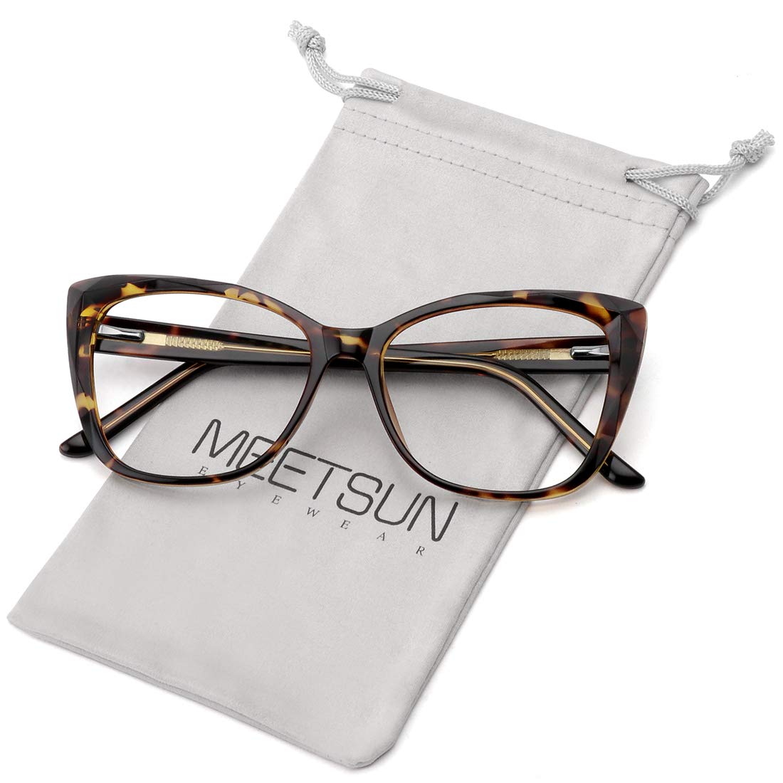 MEETSUN Gafas de Bloqueo de Luz Azul para Mujeres, Filtro Anti Fatiga Visual, Rayos Azules, Lentes de Juego de Computadora de Tamaño Grande
