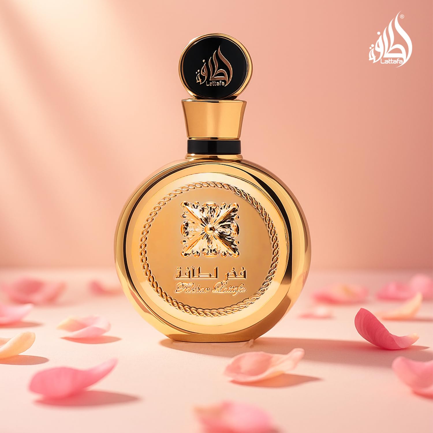 Lattafa Fakhar Gold Extrait - Floral, Amber, Woody - Eau de Parfum de fragancia duradera para unisex, 3.40 onzas / 100 ml
