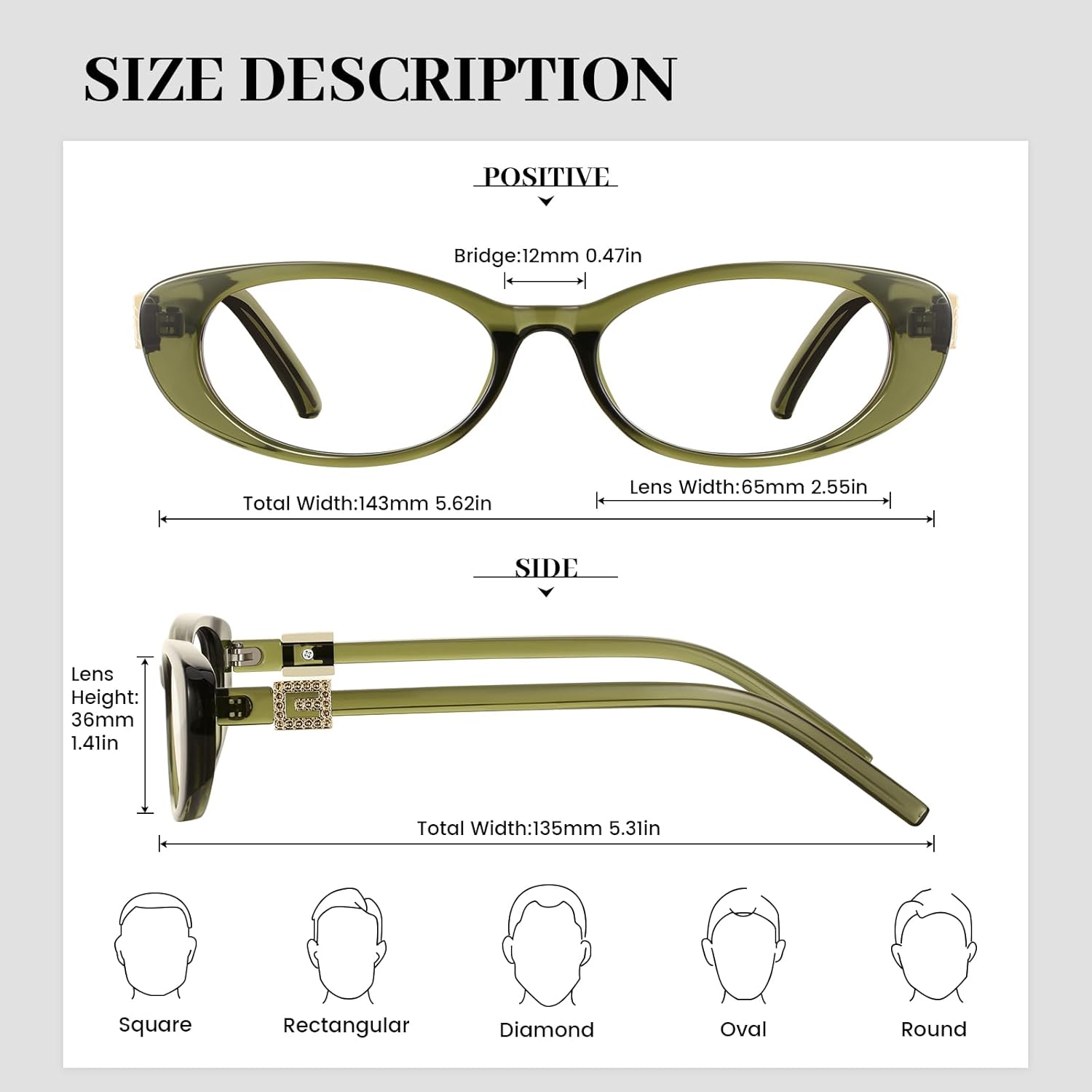 Oval Blue Light Blocking Glasses for Women Retro 90s Glasses Computer TV Eyeglasses Anti Eyestrain