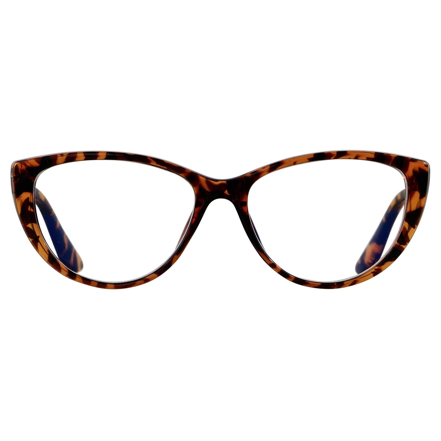 ANDWOOD Gafas de bloqueo de luz azul para mujer, bloqueo de luz azul, para computadora, ojo de gato, transparente, montura AR003