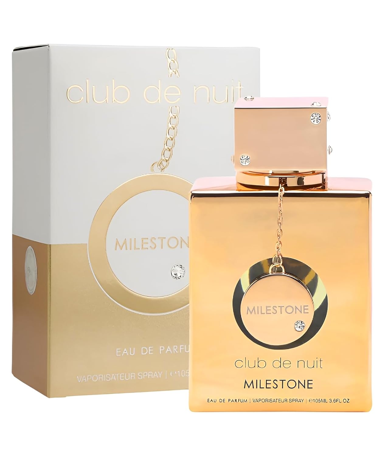 Armaf Club De Nuit Milestone para Eau de Parfum en espray unisex, 3.6 onzas