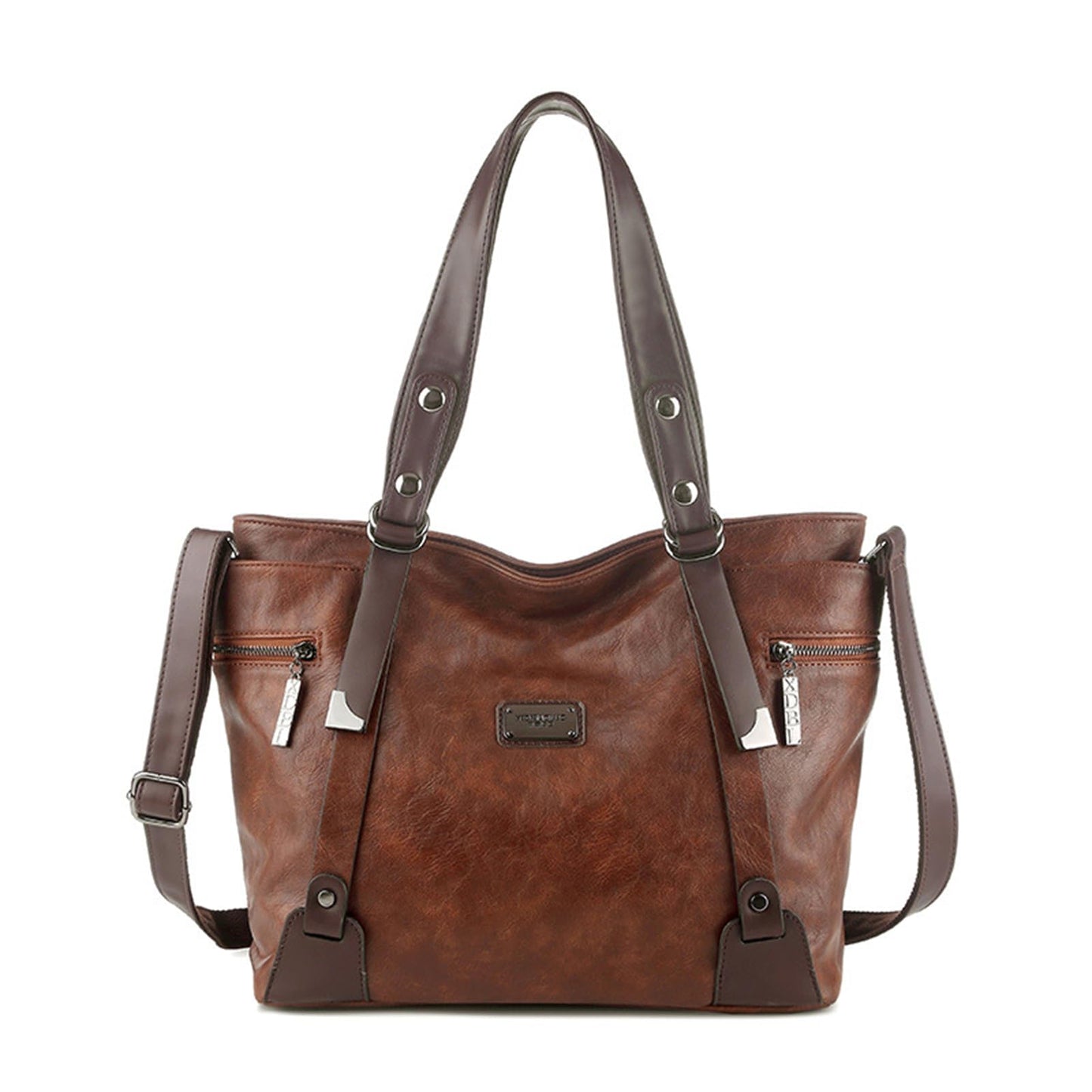 Handbags and Purses for women Vegan Leather Tote Bag for Women Satchel Shoulder Bags Travel Purse with Compartments