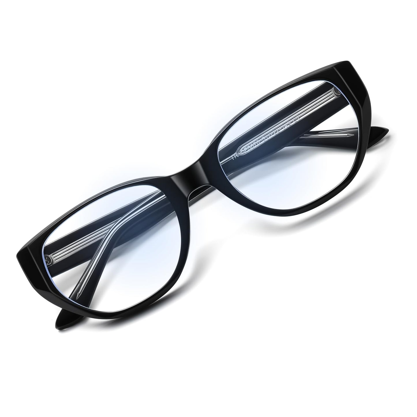 Gafas ultraligeras de luz azul ojo de gato para mujer antirreflejo reduce la fatiga ocular juego/computadora/pantalla
