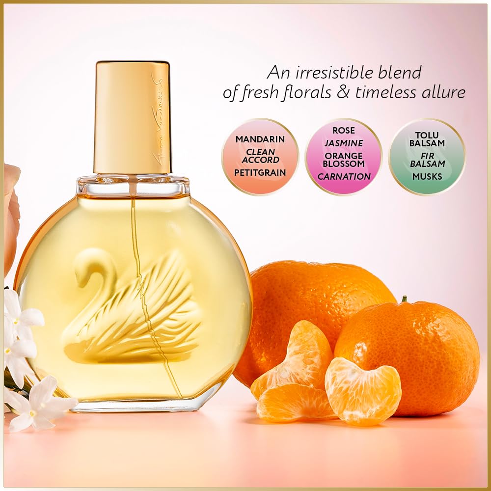 Gloria Vanderbilt No. 1 de Gloria Vanderbilt para mujer - Juego de regalo de 2 piezas de 1 oz EDT en aerosol, loción corporal de 3.4 onzas
