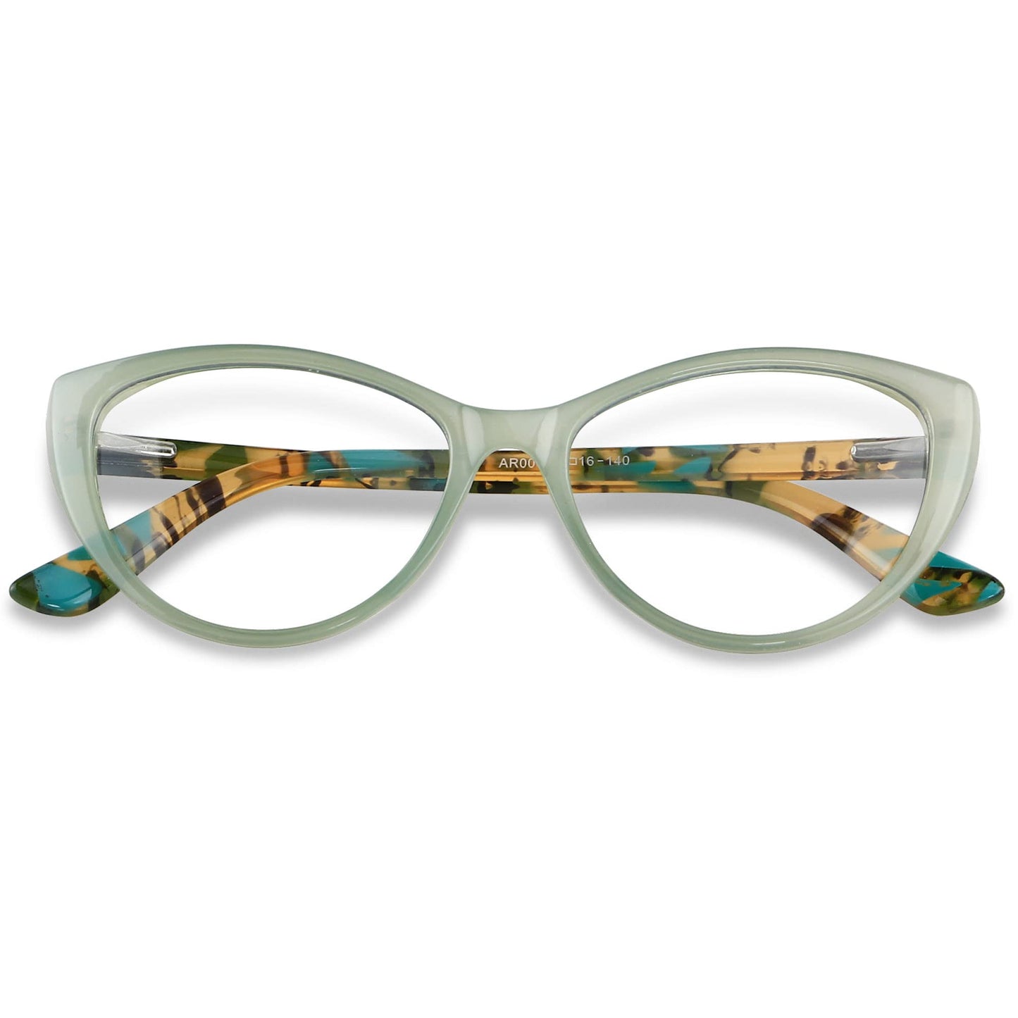 ANDWOOD Gafas de bloqueo de luz azul para mujer, bloqueo de luz azul, para computadora, ojo de gato, transparente, montura AR003