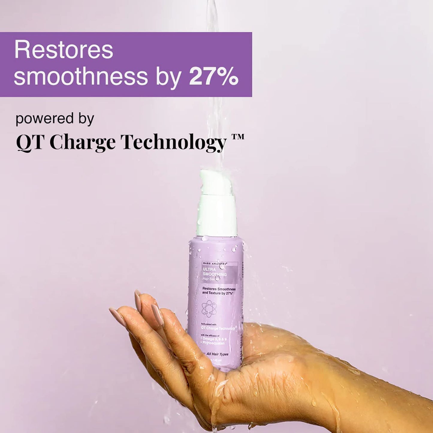 Bare Anatomy Champú ultra suavizante + máscara para el cabello + kit de suero | Complejo de carbohidratos y niacinamida | Cabello seco y encrespado | Sin parabenos ni sulfatos | Mujeres y hombres | 8.5 fl oz + 8.82 oz + 1.7 fl oz