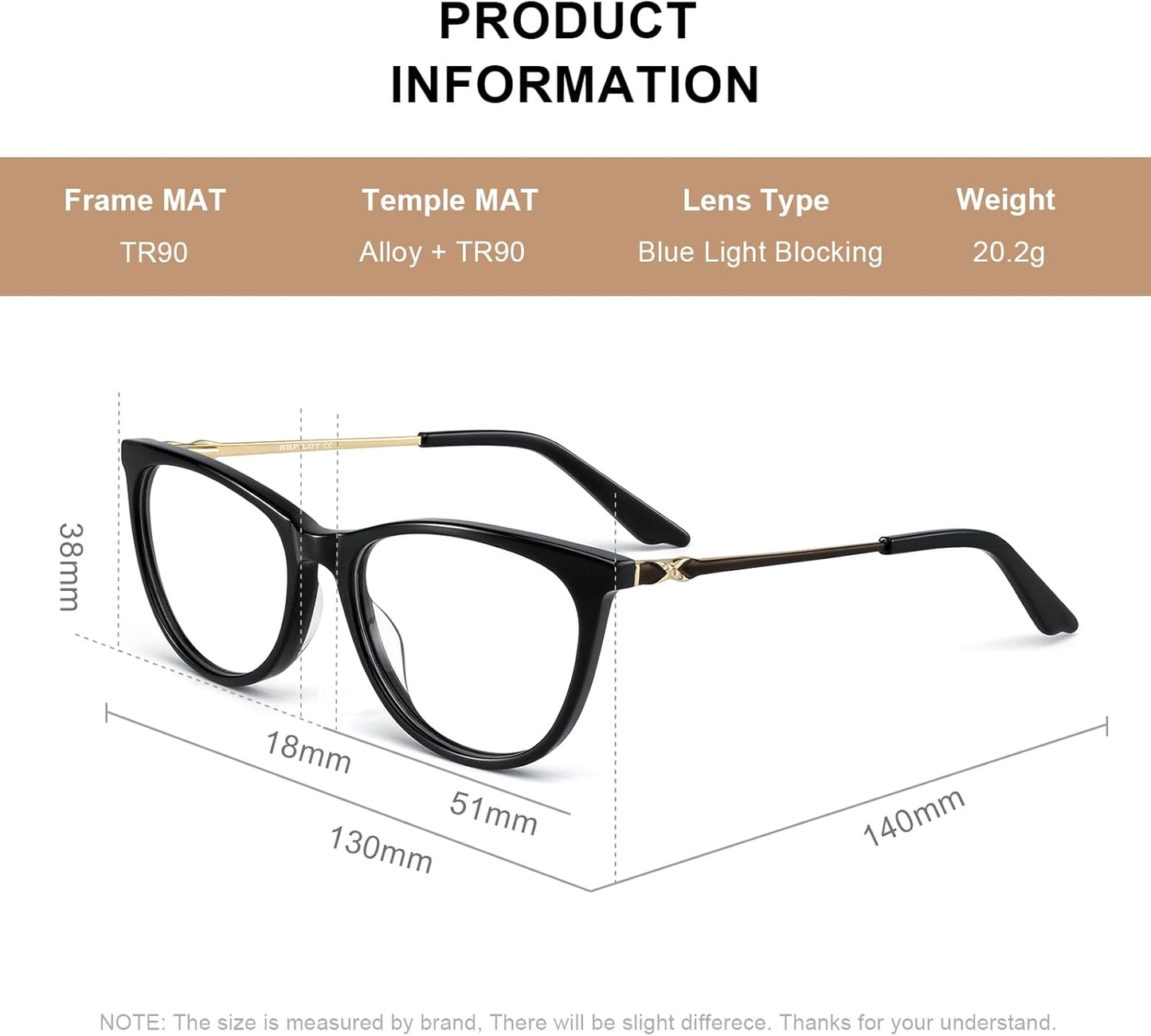Cat Eye Reading Glasses for Women Blue Light Blocking Readers- Acetate Frame Spring Hinge