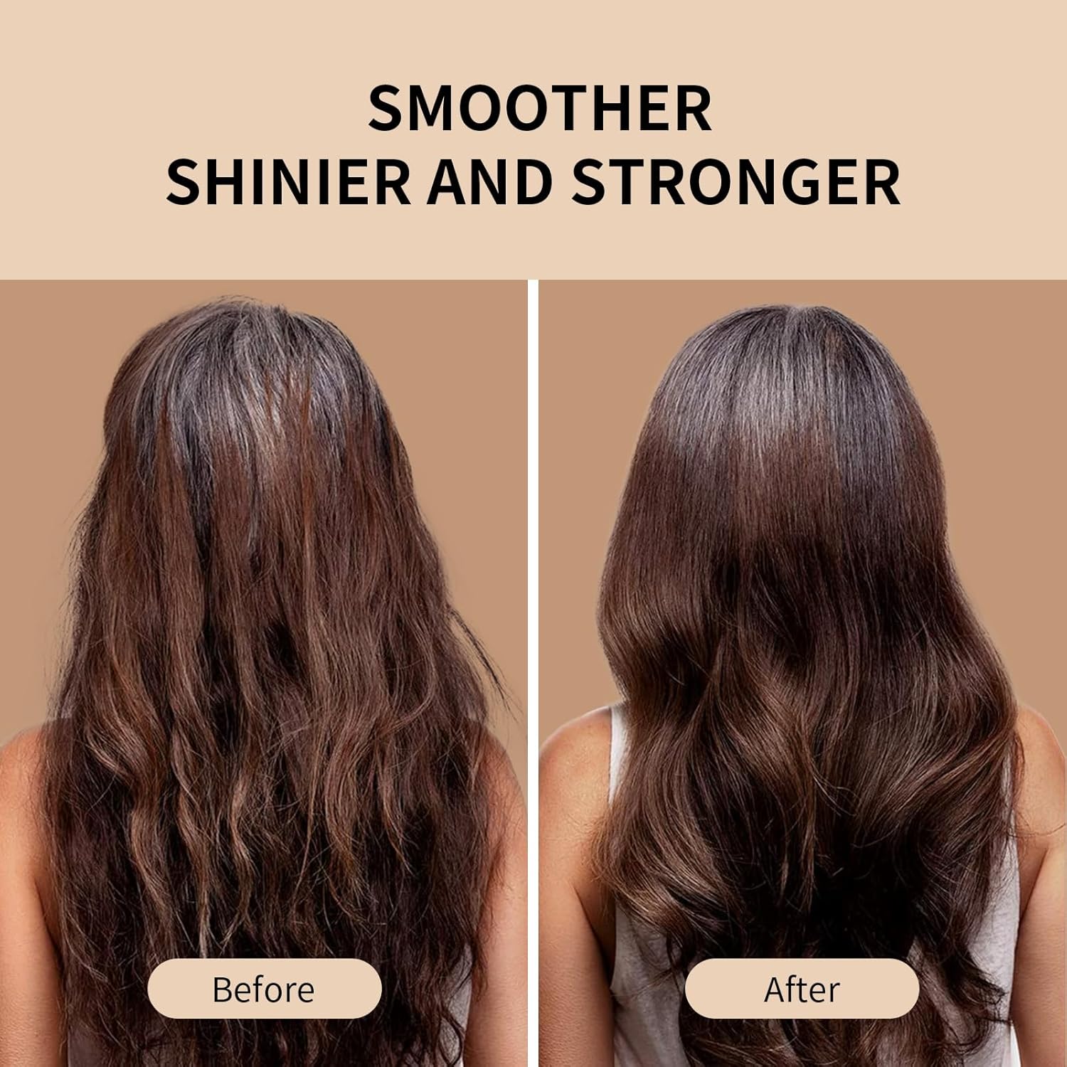 POEROES Hair Oil 50 Capsules - Hair Vitamins A C E Pro B5 - Hair Treatment Serum - Serum for Frizzy and Damaged Hair - Argan & Avocado Oil - Leave in Conditioner for Women & Men