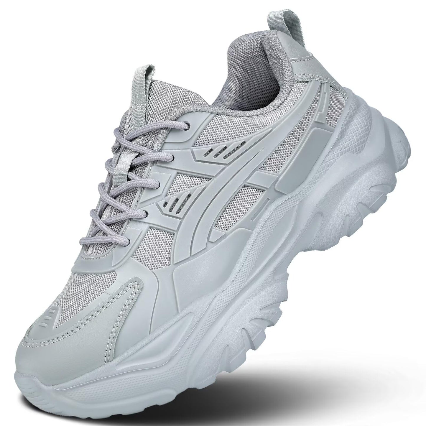 Zapatillas deportivas para correr en carretera para mujeres antideslizantes para damas caminata moda atlético grueso zapatillas trabajo gimnasio cómodas ligeras malla suela suave