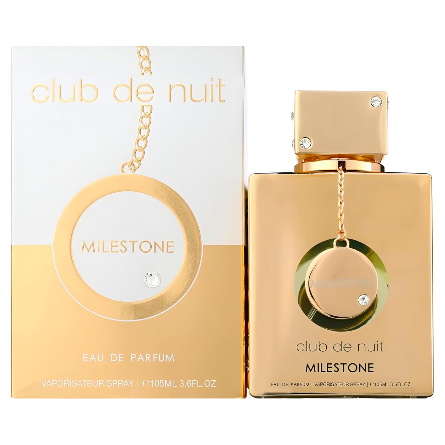 Armaf Club De Nuit Milestone para Eau de Parfum en espray unisex, 3.6 onzas