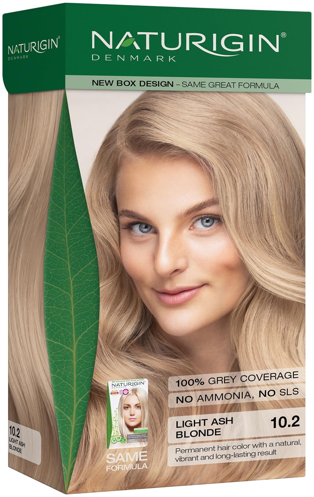 Naturigin Permanent Hair Dye - 4.0 Brown - 100% Gray Coverage, Long-Lasting Natural hair Color - Ammonia & Paraben-Free, Vegan and Plant-Infused Formula (Pack of 1)
