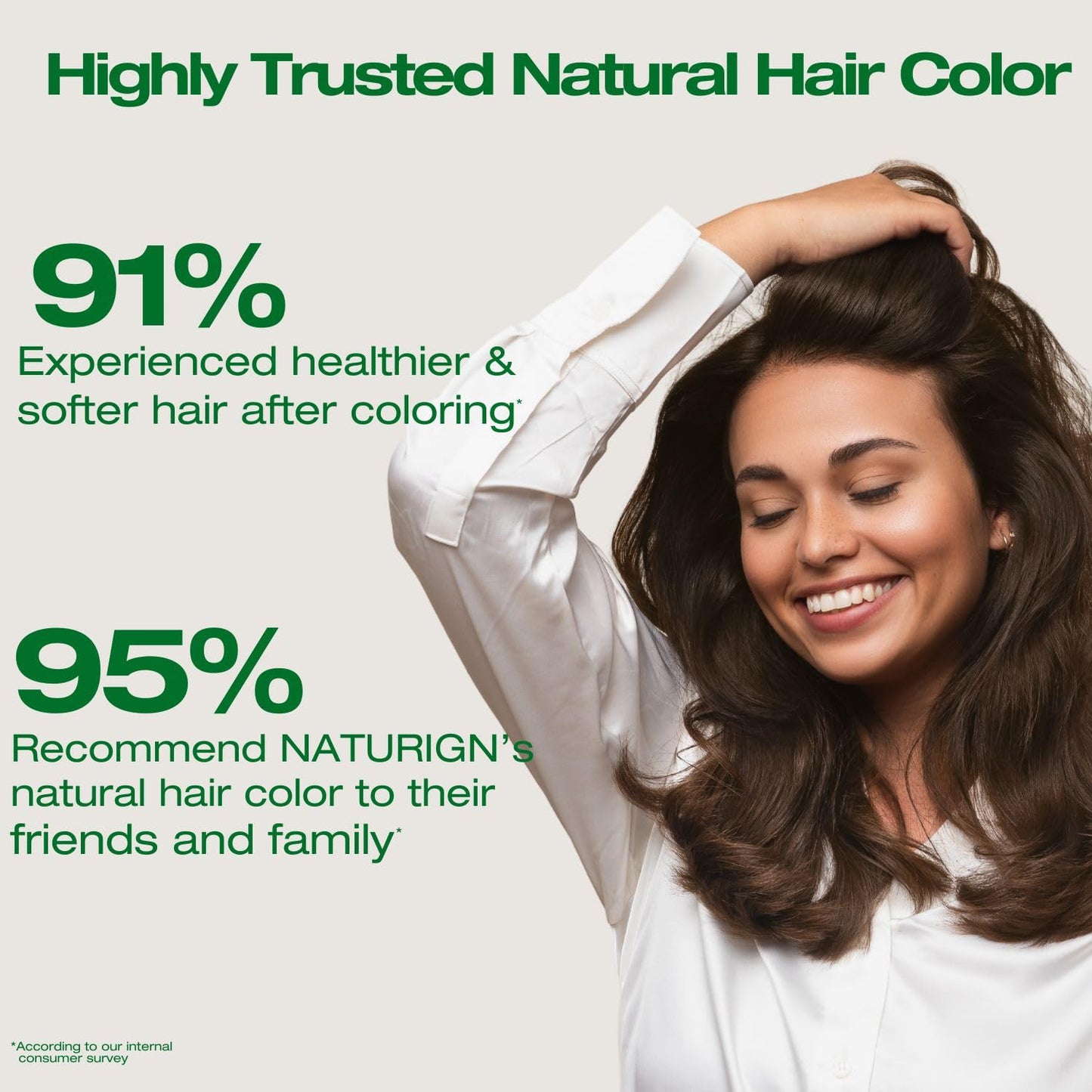 Naturigin Permanent Hair Dye - 4.0 Brown - 100% Gray Coverage, Long-Lasting Natural hair Color - Ammonia & Paraben-Free, Vegan and Plant-Infused Formula (Pack of 1)