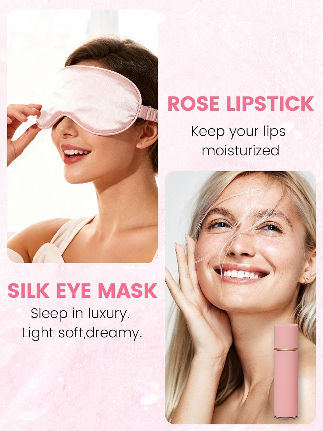 Mother's Day Gifts Set 16Pcs Rose Spa Bath & Body Care Set with Bath Bombs & Lotions, Relaxing Home Spa Gift Kit for Mom Wife Girlfriend, Ideal for Mother’s Day Birthday Women Gift Sets