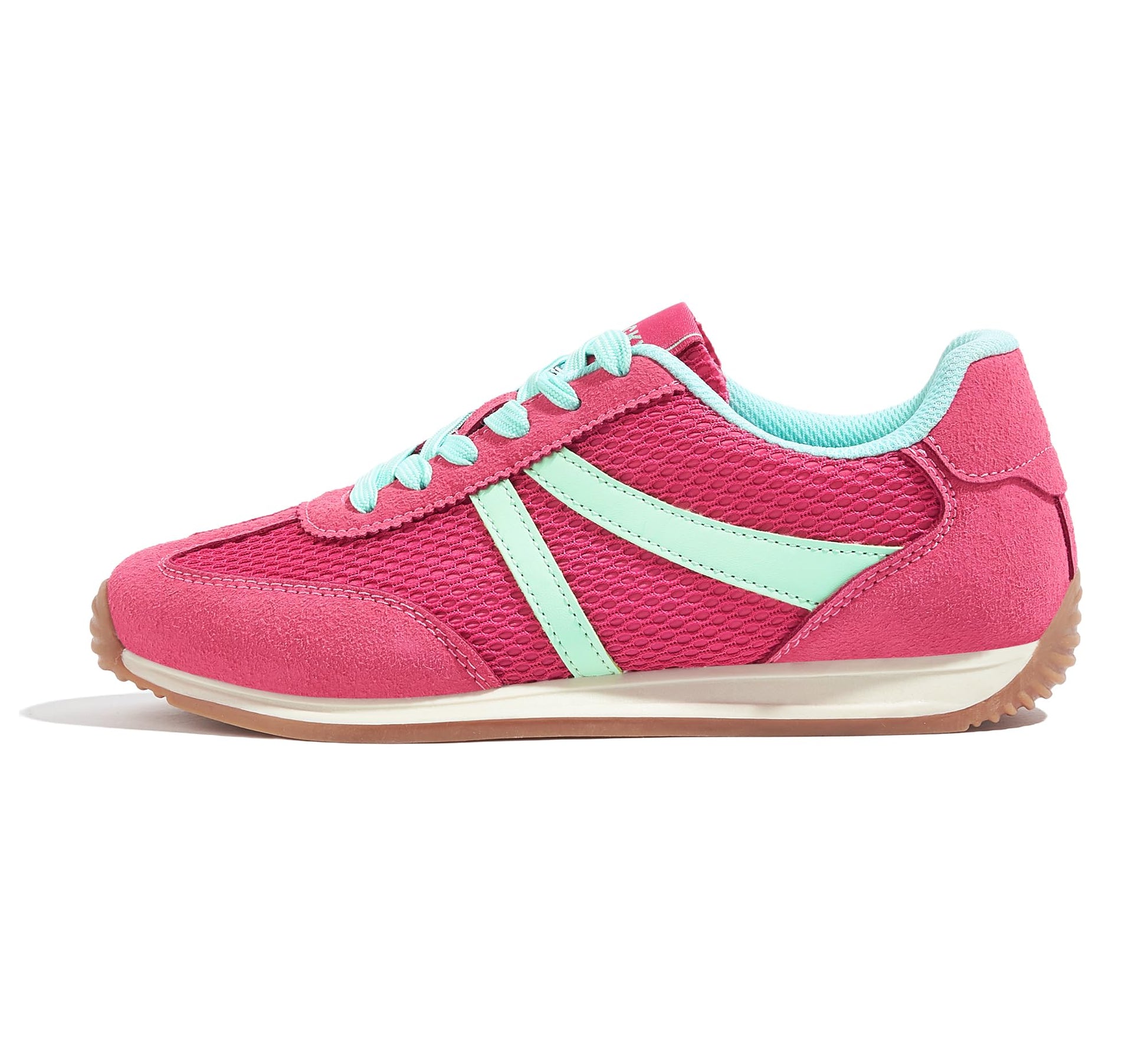 LUCKY STEP - Zapatillas deportivas de moda retro para mujer, antideslizantes, cómodas, casuales, para correr, transpirables, clásicas, para caminar
