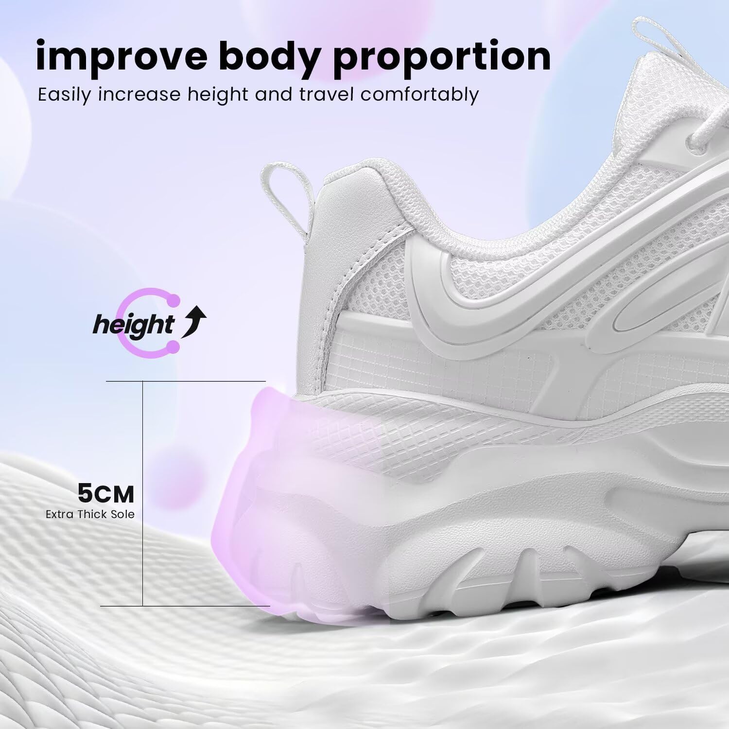 Zapatillas deportivas para correr en carretera para mujeres antideslizantes para damas caminata moda atlético grueso zapatillas trabajo gimnasio cómodas ligeras malla suela suave