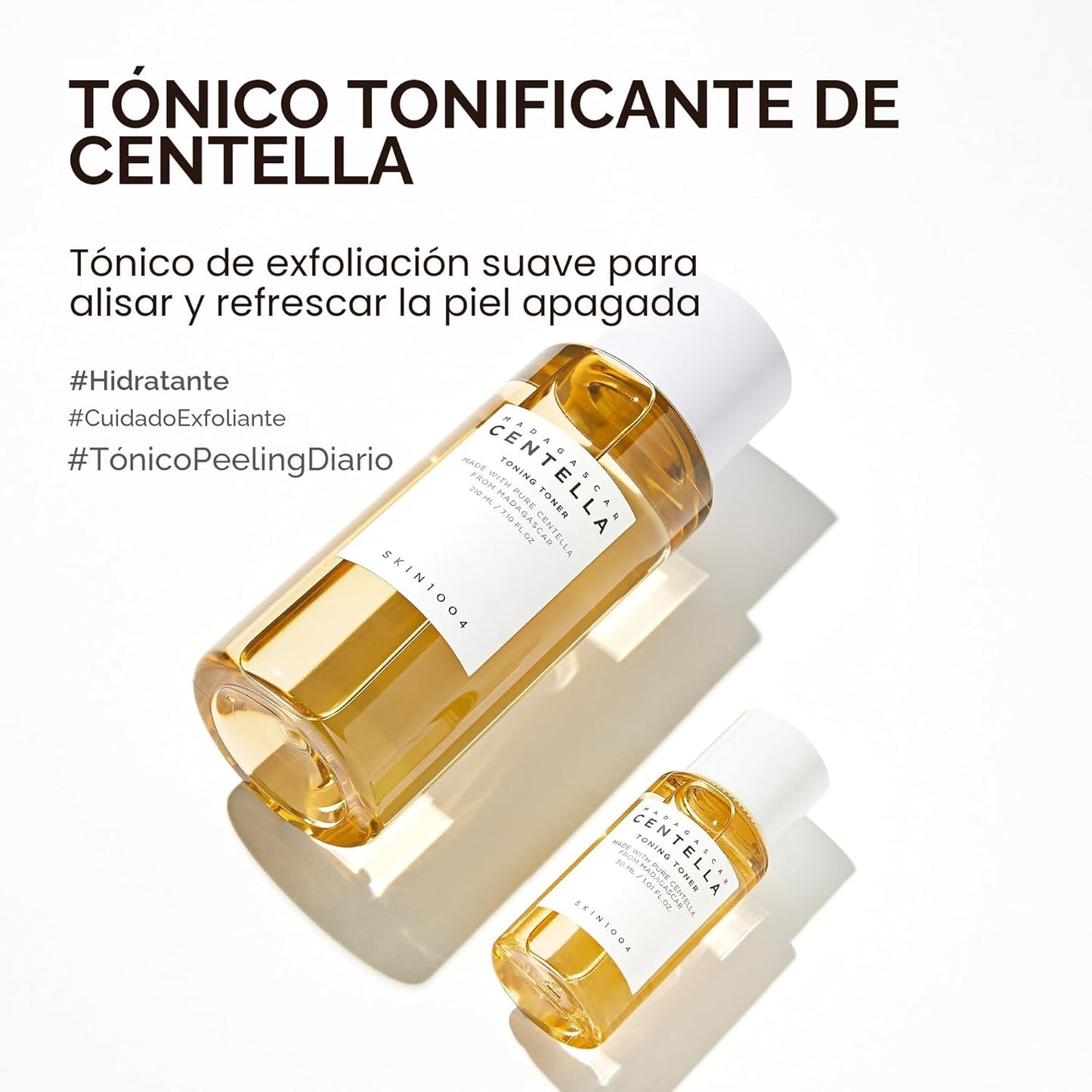 SKIN1004 Centella - Kit de viaje, juego coreano para el cuidado de la piel con tóner, hidratante, suero, aceite limpiador y limpiador, juego de tamaño de viaje con centella de Madagascar, piel sensible, perfecto para viajes, belleza y regalos