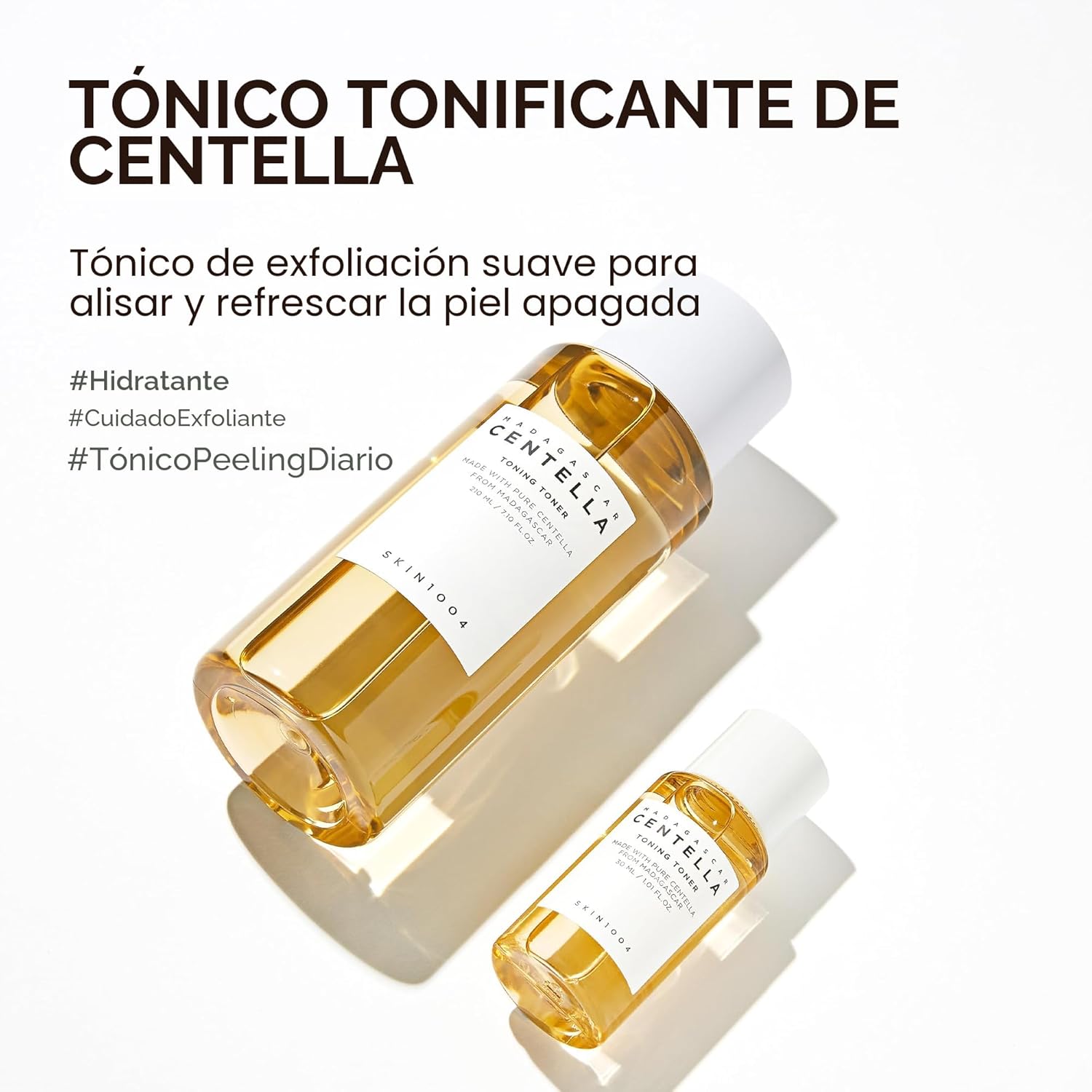 SKIN1004 Centella - Kit de viaje, juego coreano para el cuidado de la piel con tóner, hidratante, suero, aceite limpiador y limpiador, juego de tamaño de viaje con centella de Madagascar, piel sensible, perfecto para viajes, belleza y regalos