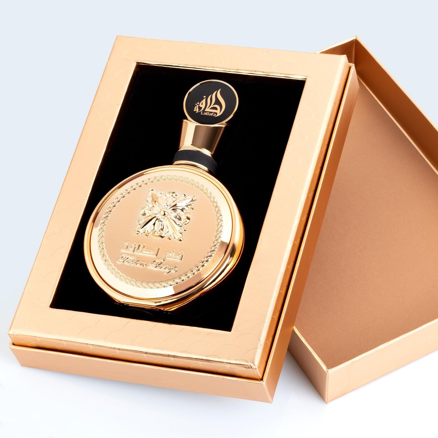 Lattafa Fakhar Gold Extrait - Floral, Amber, Woody - Eau de Parfum de fragancia duradera para unisex, 3.40 onzas / 100 ml