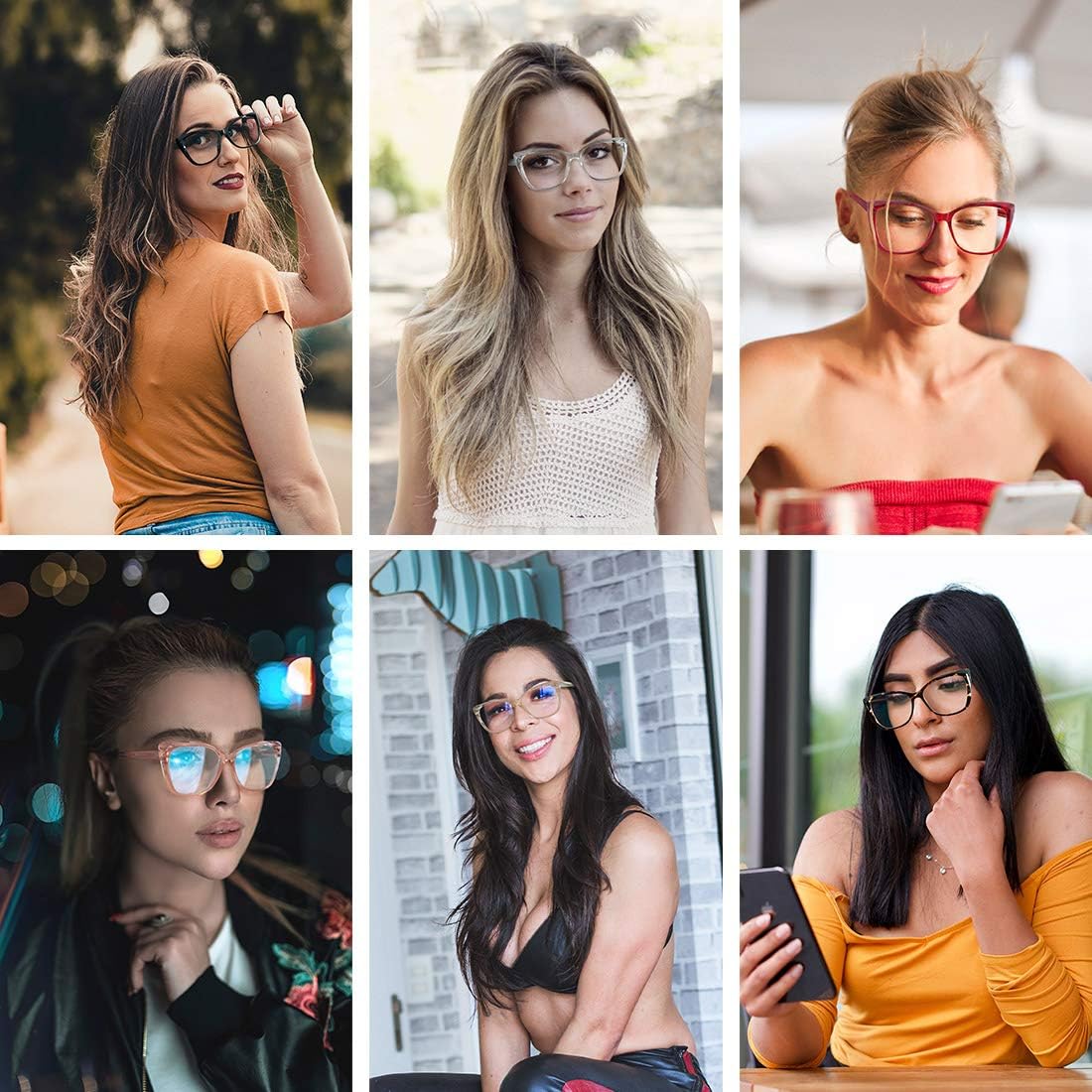 MEETSUN Gafas de Bloqueo de Luz Azul para Mujeres, Filtro Anti Fatiga Visual, Rayos Azules, Lentes de Juego de Computadora de Tamaño Grande