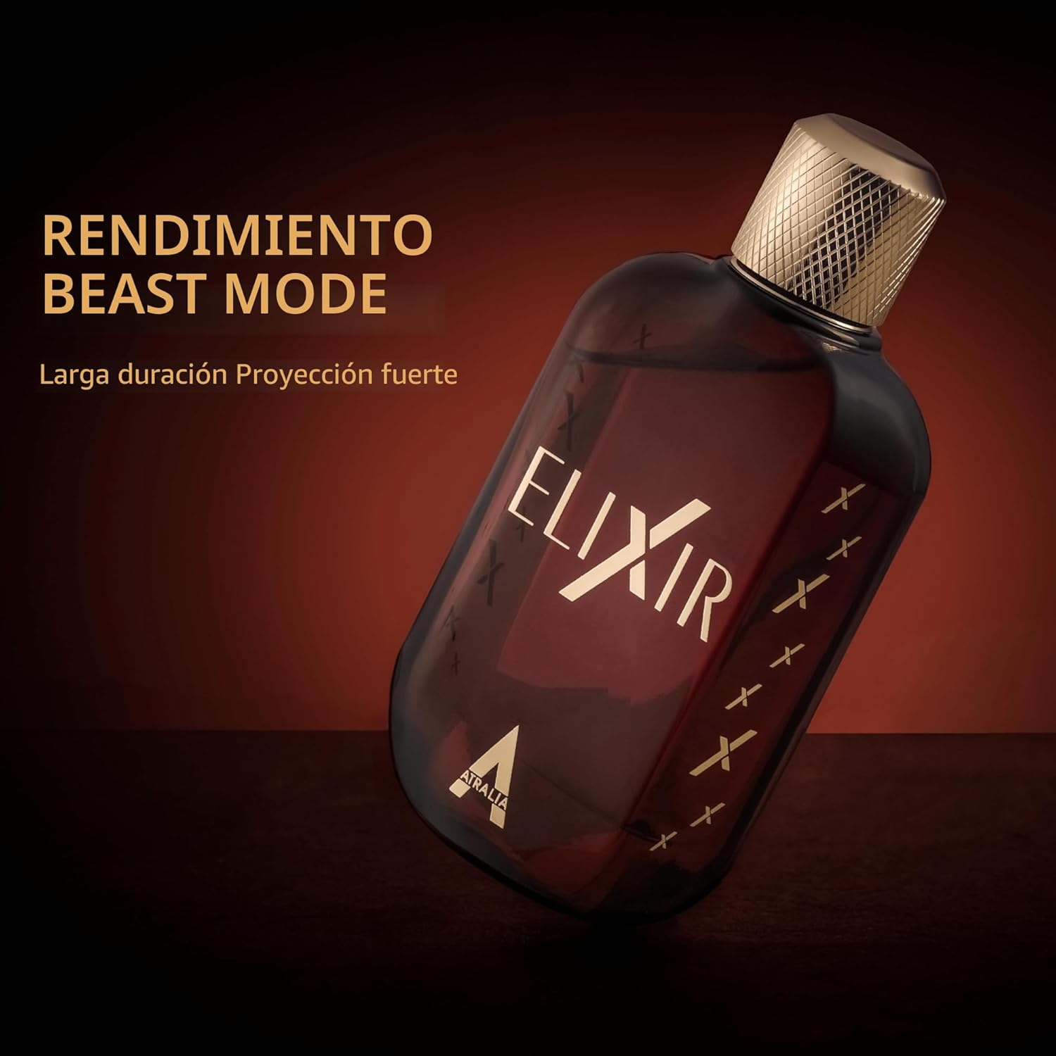 Atralia Elixir Eau de Parfum 100 ml | Perfume de Ámbar Fresco y Amadeirado para Hombre | Fragancia de Larga Duración con Menta, Lavanda, Bergamota, Ámbar y Vainilla