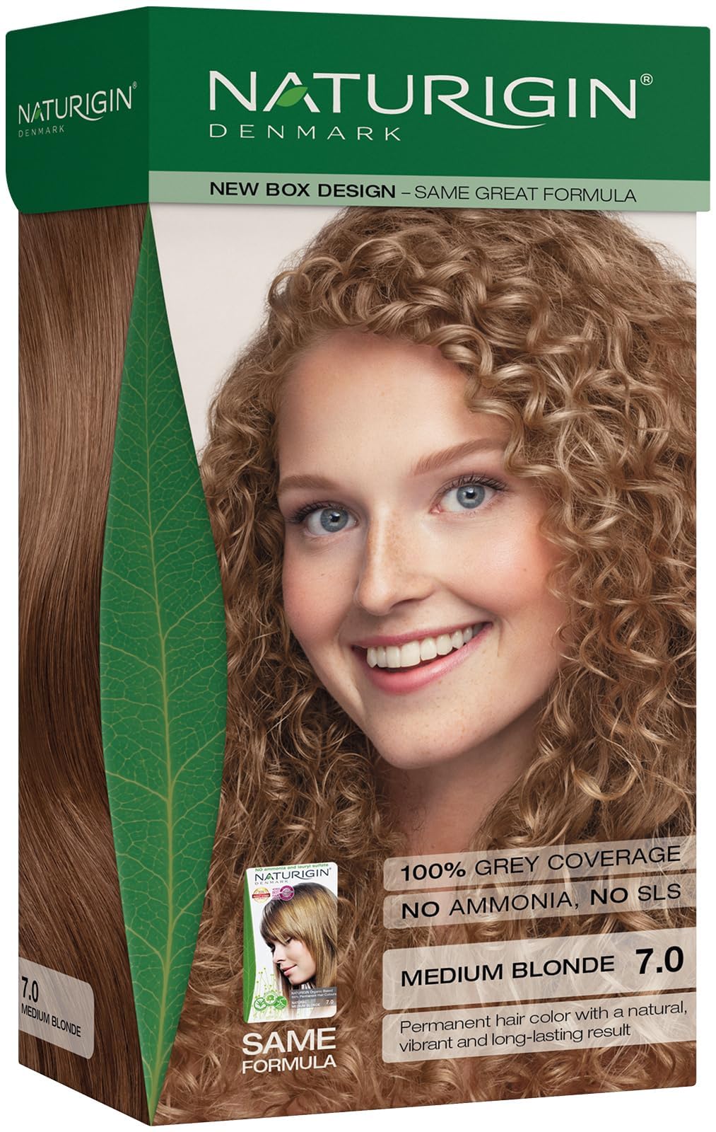 Naturigin Permanent Hair Dye - 4.0 Brown - 100% Gray Coverage, Long-Lasting Natural hair Color - Ammonia & Paraben-Free, Vegan and Plant-Infused Formula (Pack of 1)