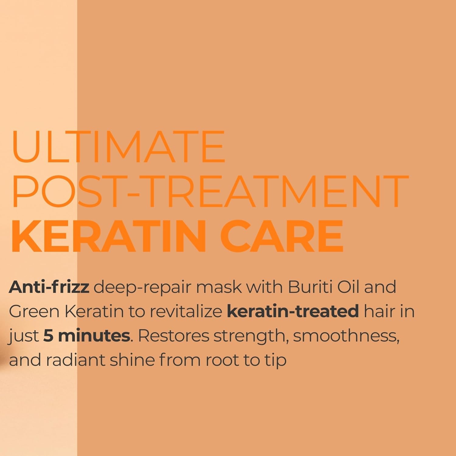 Kerazon Professional Hair Mask Anti Frizz Keratin Care, Moisturizing, Deep Hydration for Dry Damaged Hair Buriti Liss