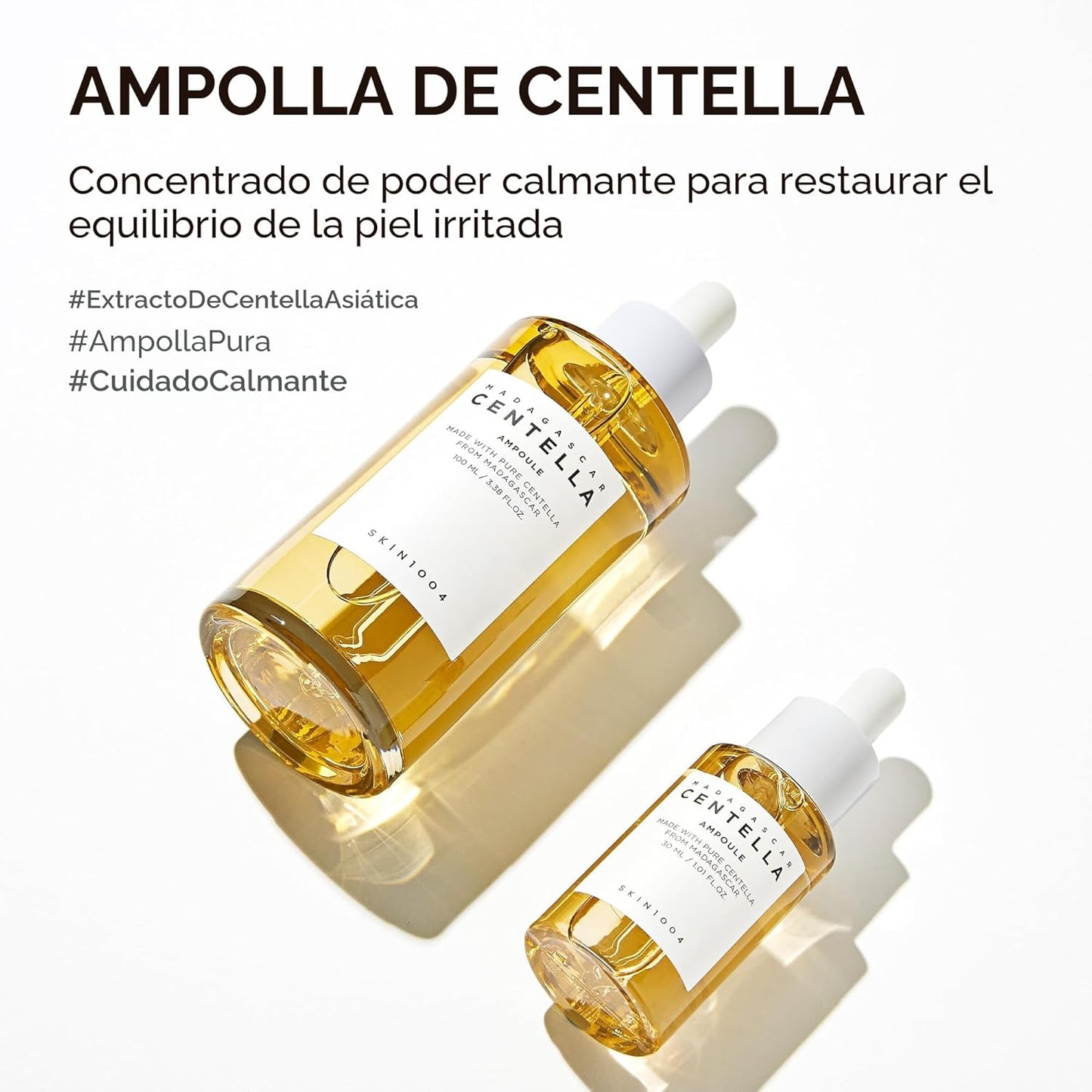 SKIN1004 Centella - Kit de viaje, juego coreano para el cuidado de la piel con tóner, hidratante, suero, aceite limpiador y limpiador, juego de tamaño de viaje con centella de Madagascar, piel sensible, perfecto para viajes, belleza y regalos