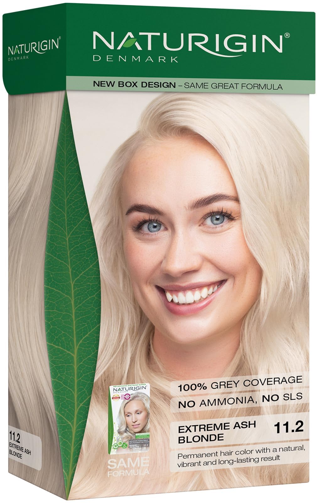 Naturigin Permanent Hair Dye - 4.0 Brown - 100% Gray Coverage, Long-Lasting Natural hair Color - Ammonia & Paraben-Free, Vegan and Plant-Infused Formula (Pack of 1)