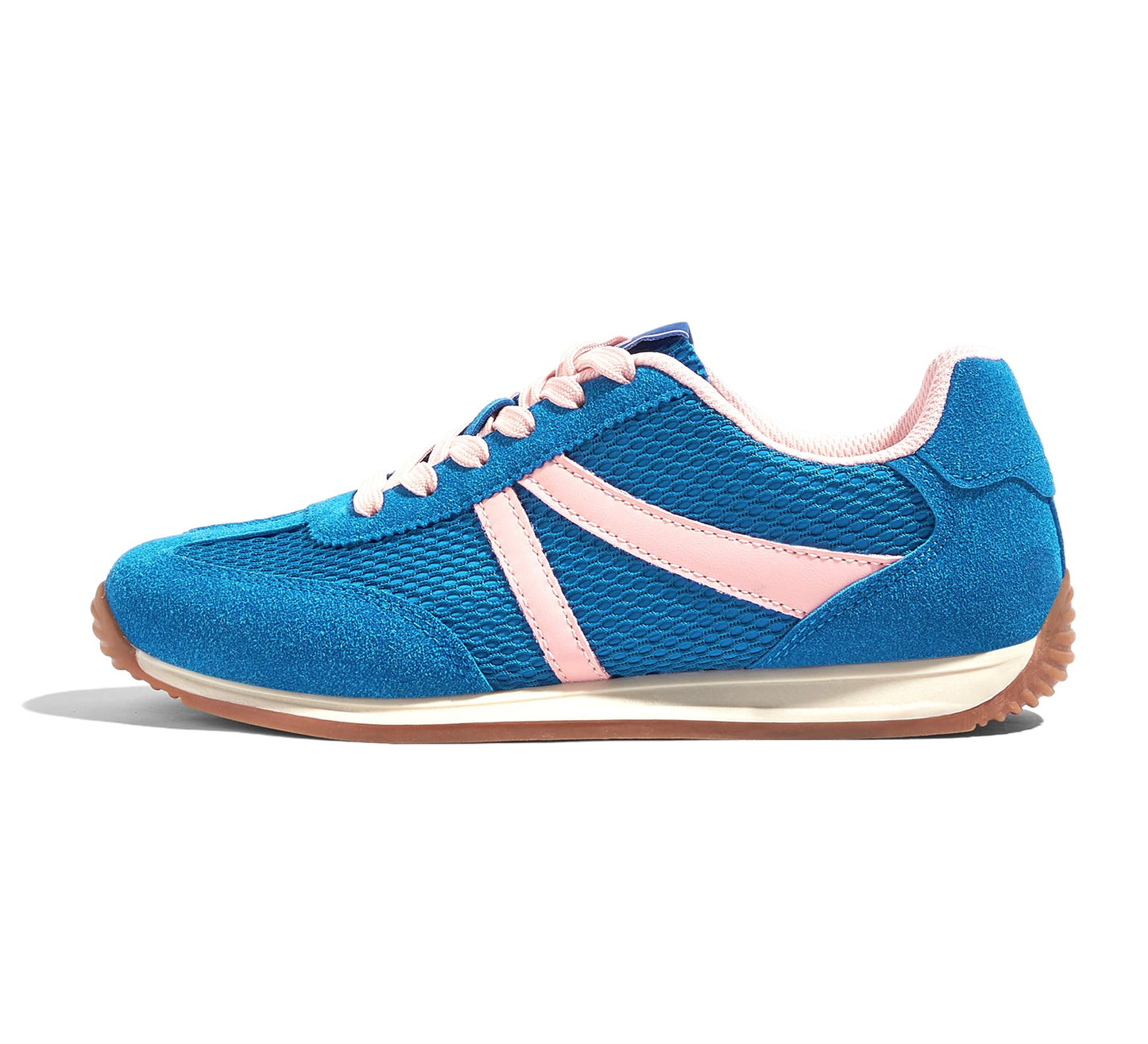 LUCKY STEP - Zapatillas deportivas de moda retro para mujer, antideslizantes, cómodas, casuales, para correr, transpirables, clásicas, para caminar