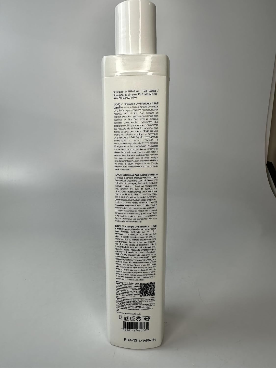 I Belli Capelli Kit de Tratamiento Capilar Ravenna - 1kg/35.02 oz Máscara Capilar B-tox + Champú Anti-Residuos 300ml/10.1 fl.oz - Champú Reparador y Aclarante de Efecto Duradero