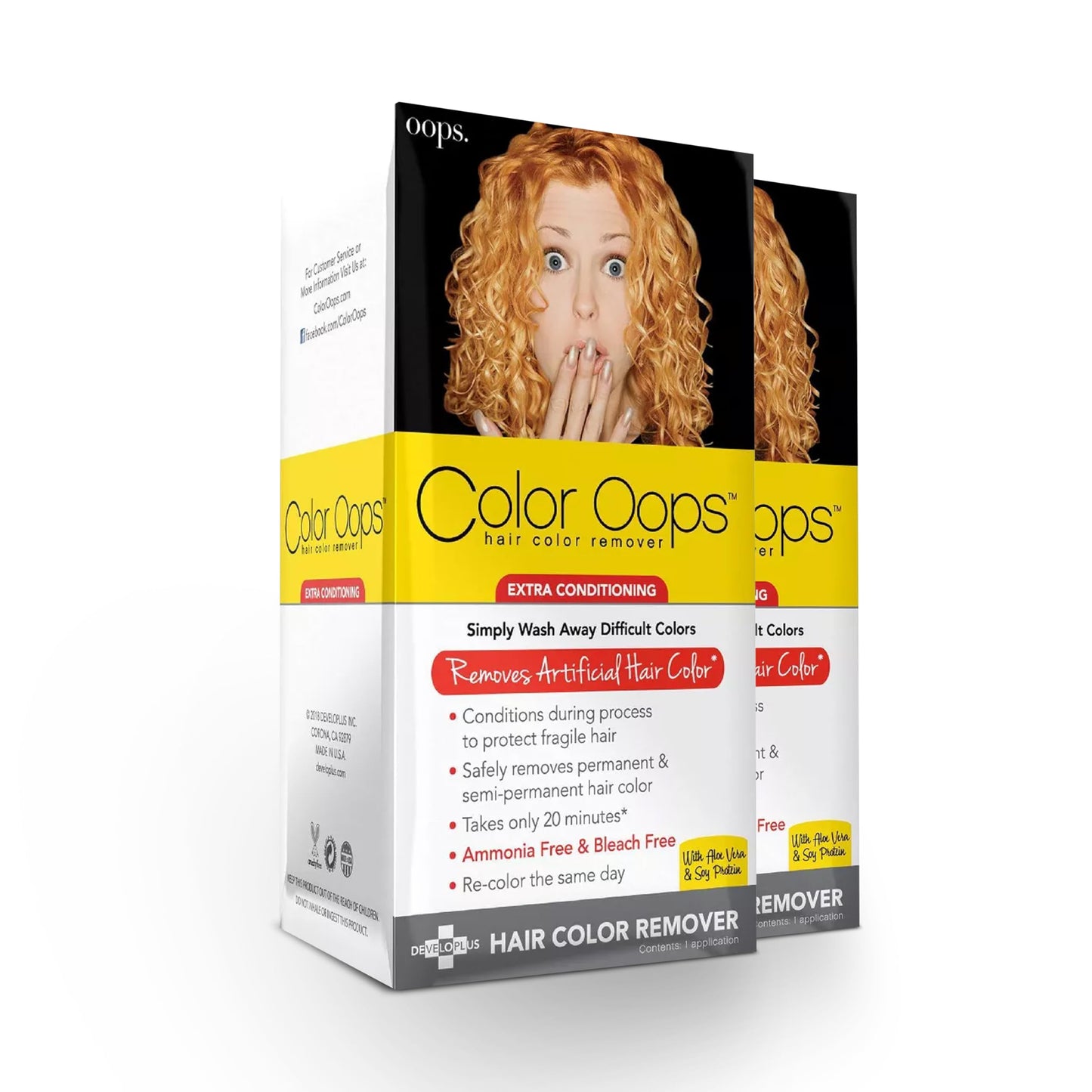 Color Oops decolorante de cabello con extra acondicionador.
