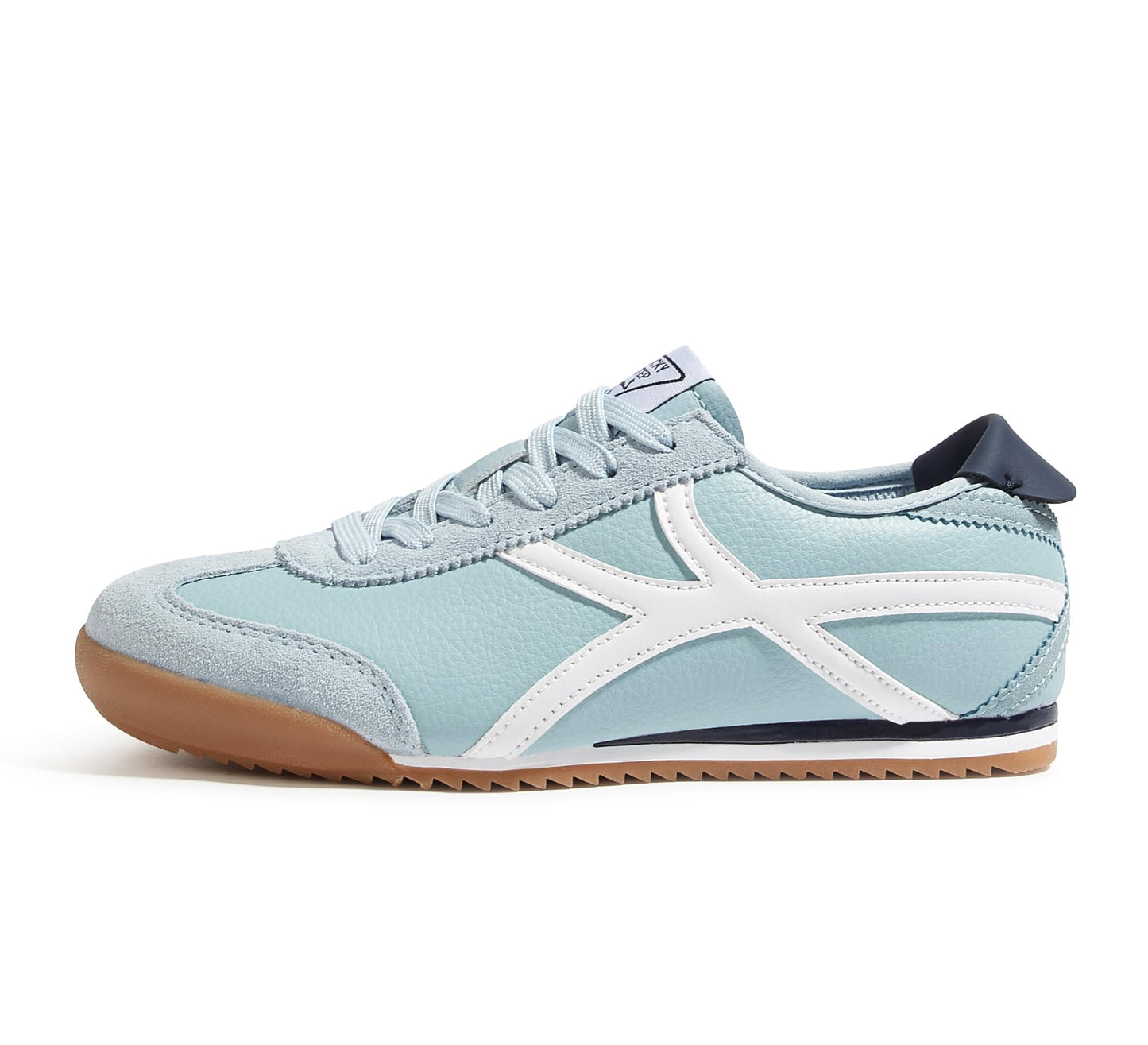 LUCKY STEP Tenis retro unisex para hombres y mujeres, zapatos casuales para caminar, con cordones, tenis de entrenamiento de perfil bajo, ligeros, cómodos, antideslizantes, para uso diario