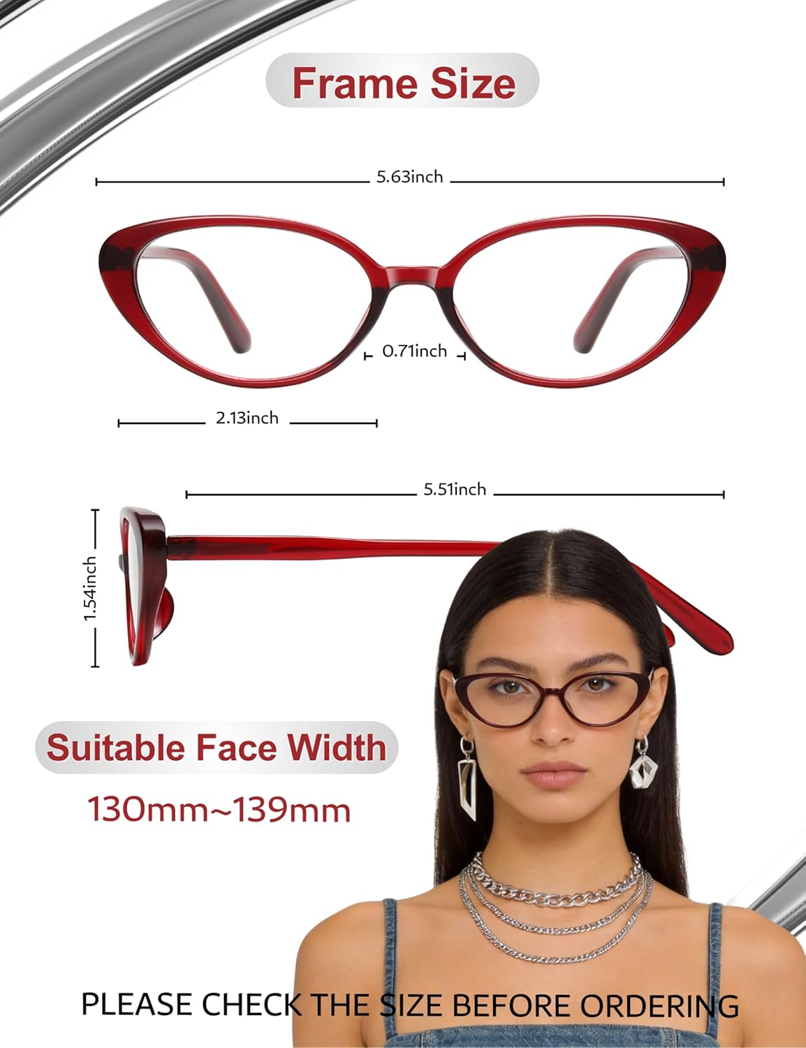 Gafas ultraligeras de luz azul ojo de gato para mujer antirreflejo reduce la fatiga ocular juego/computadora/pantalla
