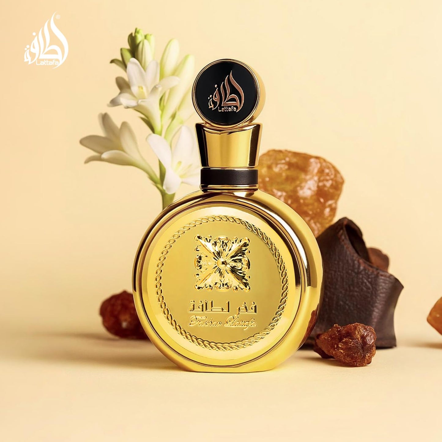Lattafa Fakhar Gold Extrait - Floral, Amber, Woody - Eau de Parfum de fragancia duradera para unisex, 3.40 onzas / 100 ml