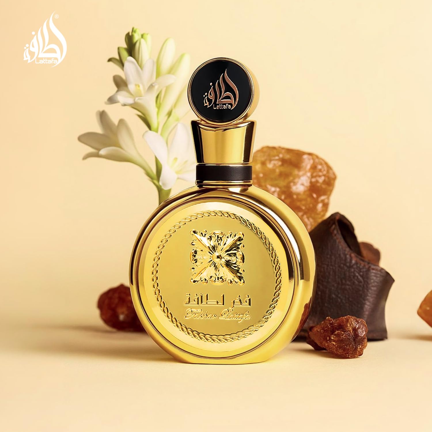 Lattafa Fakhar Gold Extrait - Floral, Amber, Woody - Eau de Parfum de fragancia duradera para unisex, 3.40 onzas / 100 ml