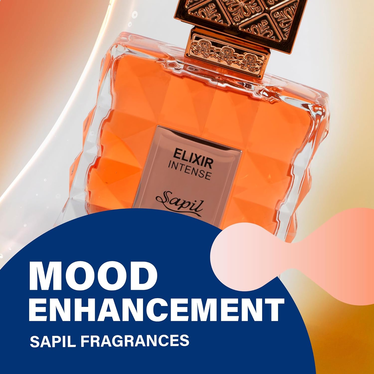 Sapil Elixir Intense Unisex Eau De Parfum – Fresh Spicy Rose Blend with Vanilla & Amber – Long-Lasting Premium Arabic Perfume for Men & Women – 3.38 oz